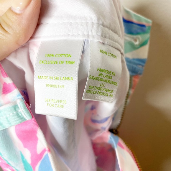 Lilly Pulitzer Callahan Shorts 00 Out to Sea - Picture 7 of 8
